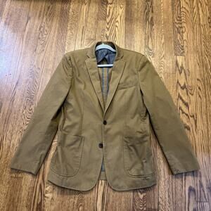 Wallin Bros Mens Blazer Sport Coat Two Button Casual Jacket Size 38R Cotton Suit